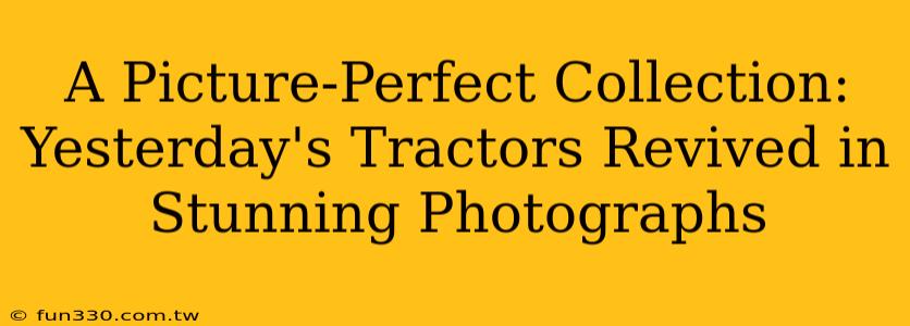 A Picture-Perfect Collection: Yesterday's Tractors Revived in Stunning Photographs