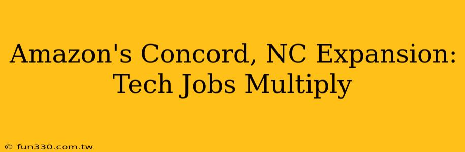 Amazon's Concord, NC Expansion: Tech Jobs Multiply