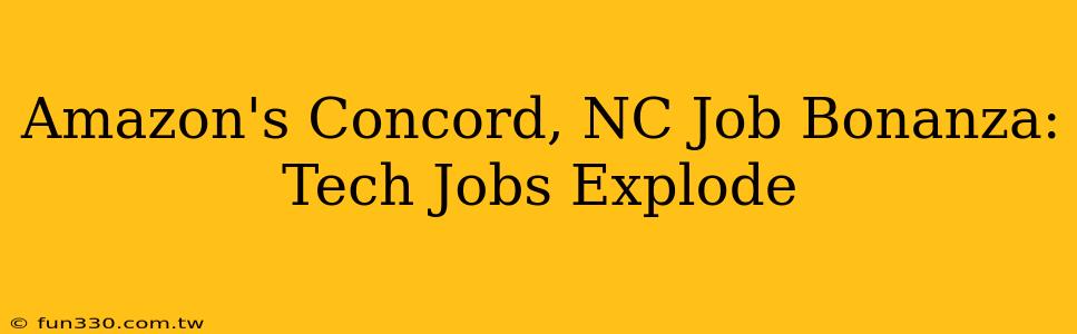 Amazon's Concord, NC Job Bonanza: Tech Jobs Explode