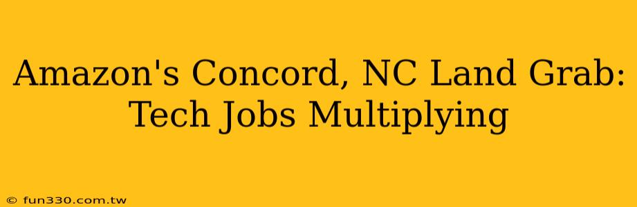 Amazon's Concord, NC Land Grab: Tech Jobs Multiplying