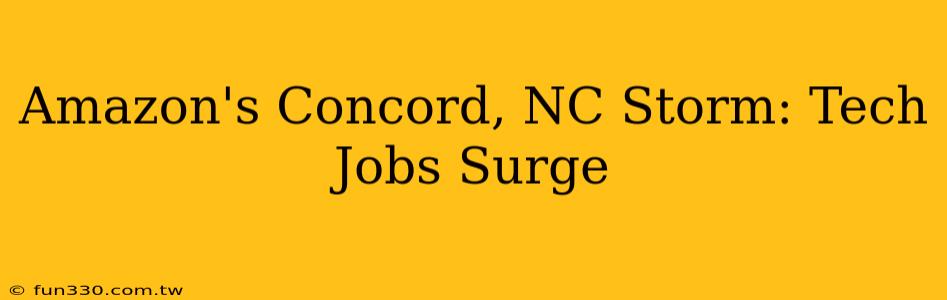 Amazon's Concord, NC Storm: Tech Jobs Surge