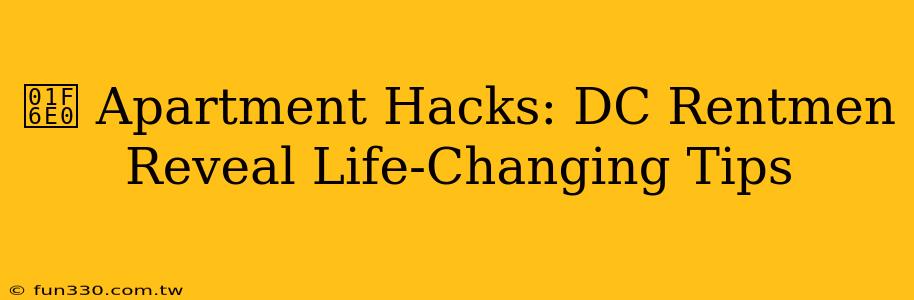 🛠️ Apartment Hacks: DC Rentmen Reveal Life-Changing Tips