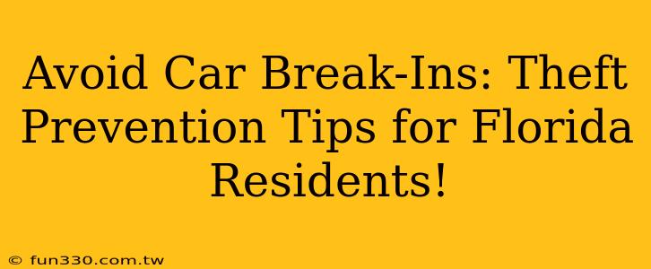 Avoid Car Break-Ins: Theft Prevention Tips for Florida Residents!