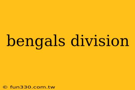 bengals division