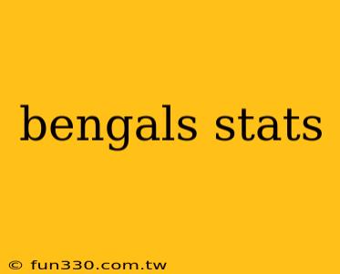 bengals stats