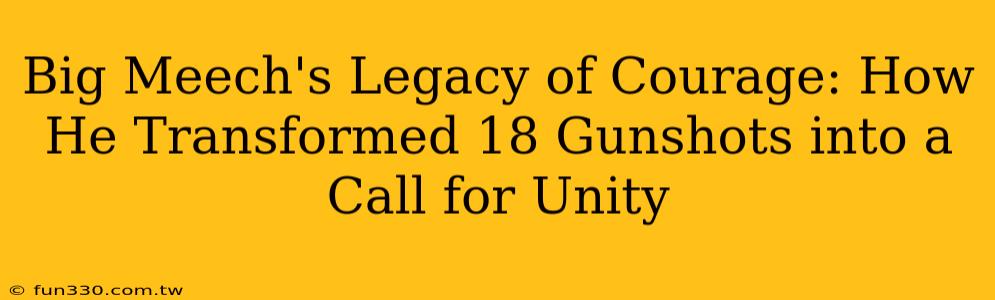 Big Meech's Legacy of Courage: How He Transformed 18 Gunshots into a Call for Unity