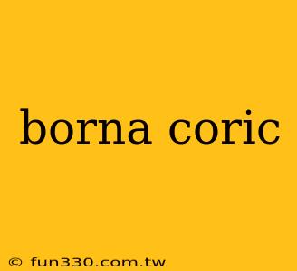 borna coric