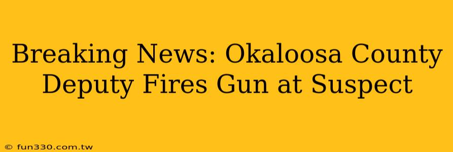 Breaking News: Okaloosa County Deputy Fires Gun at Suspect