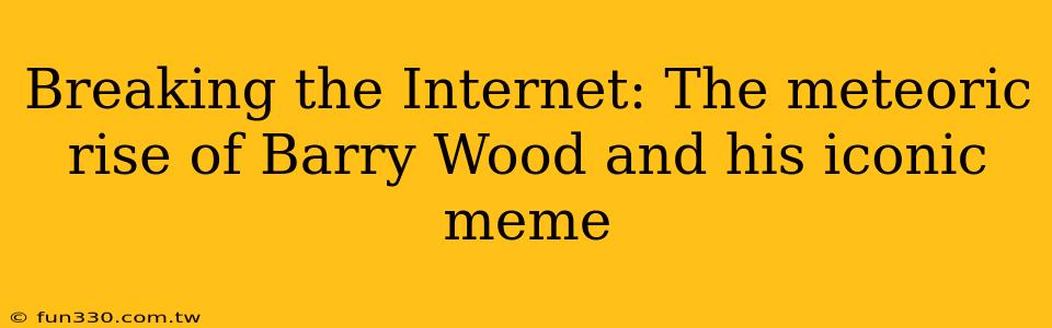 Breaking the Internet: The meteoric rise of Barry Wood and his iconic meme