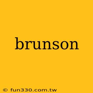 brunson