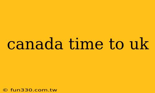 canada time to uk