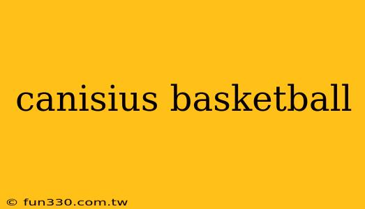 canisius basketball