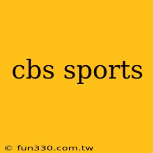 cbs sports