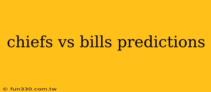 chiefs vs bills predictions