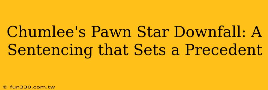 Chumlee's Pawn Star Downfall: A Sentencing that Sets a Precedent