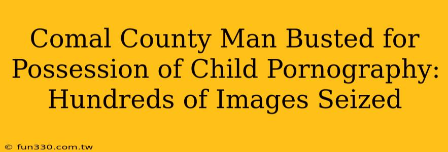 Comal County Man Busted for Possession of Child Pornography: Hundreds of Images Seized