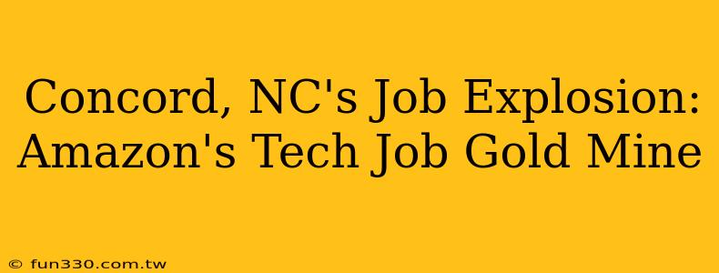 Concord, NC's Job Explosion: Amazon's Tech Job Gold Mine