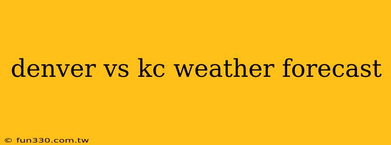 denver vs kc weather forecast