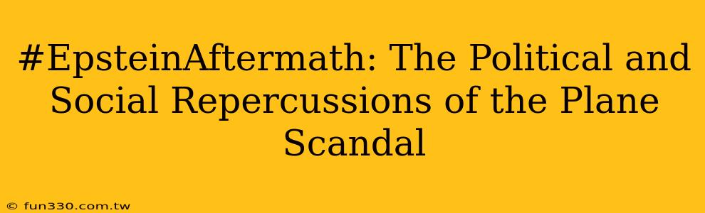 #EpsteinAftermath: The Political and Social Repercussions of the Plane Scandal