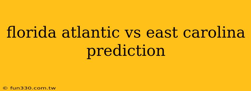 florida atlantic vs east carolina prediction