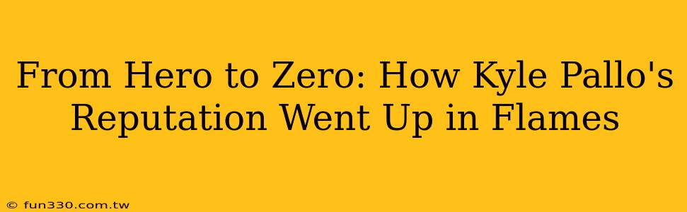 From Hero to Zero: How Kyle Pallo's Reputation Went Up in Flames