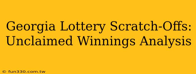 Georgia Lottery Scratch-Offs: Unclaimed Winnings Analysis