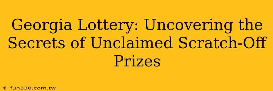 Georgia Lottery: Uncovering the Secrets of Unclaimed Scratch-Off Prizes