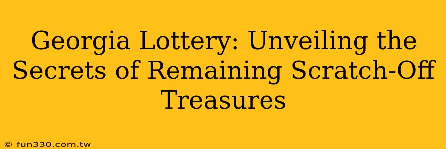 Georgia Lottery: Unveiling the Secrets of Remaining Scratch-Off Treasures