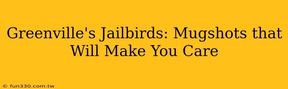 Greenville's Jailbirds: Mugshots that Will Make You Care