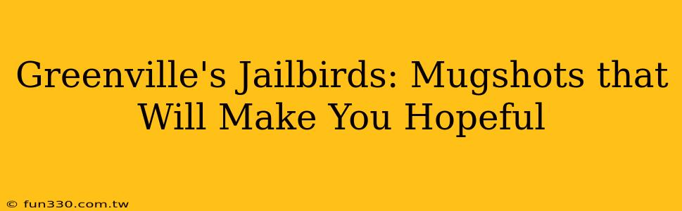 Greenville's Jailbirds: Mugshots that Will Make You Hopeful