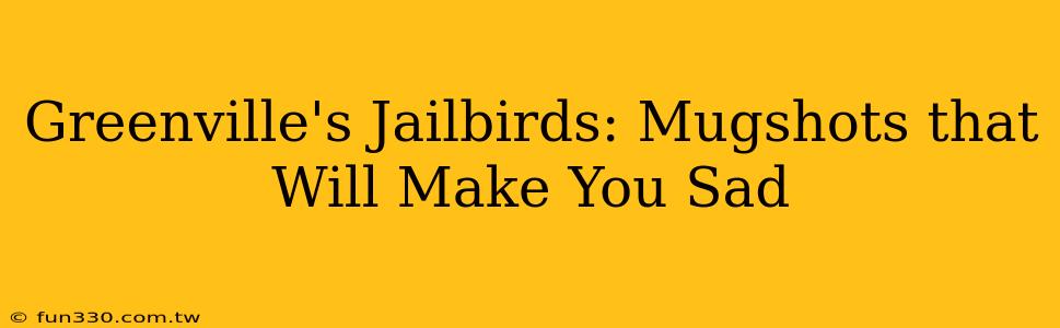 Greenville's Jailbirds: Mugshots that Will Make You Sad