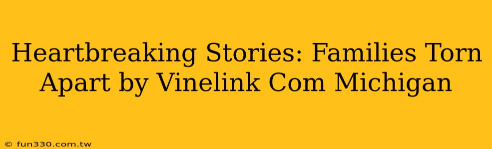 Heartbreaking Stories: Families Torn Apart by Vinelink Com Michigan