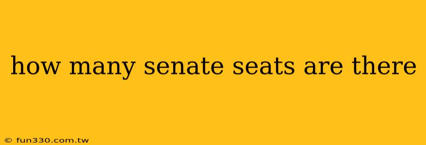 how many senate seats are there