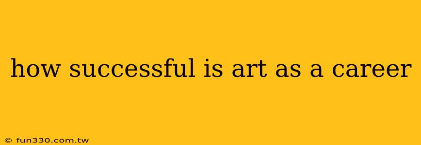 how successful is art as a career