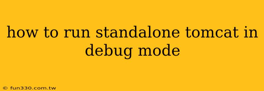 how to run standalone tomcat in debug mode