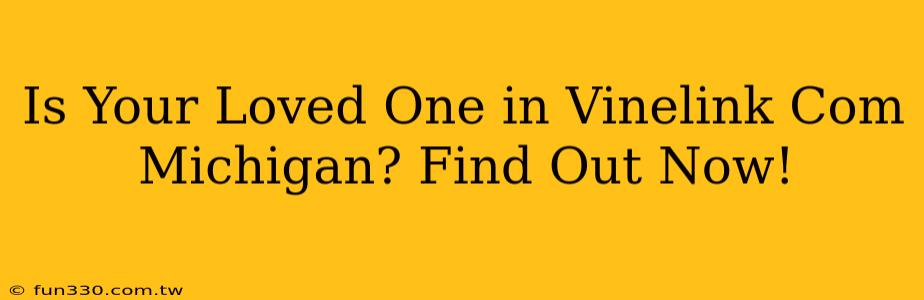 Is Your Loved One in Vinelink Com Michigan? Find Out Now!