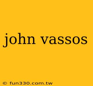 john vassos