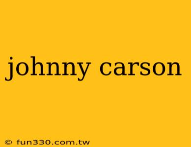 johnny carson