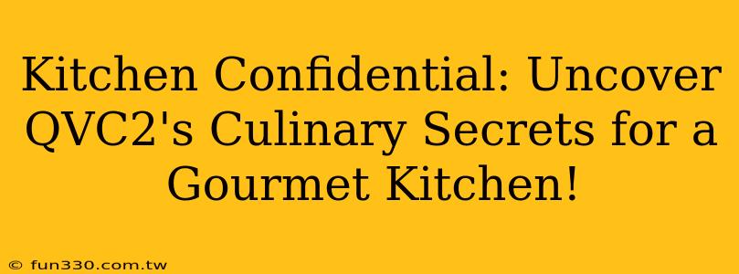 Kitchen Confidential: Uncover QVC2's Culinary Secrets for a Gourmet Kitchen!