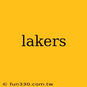 lakers