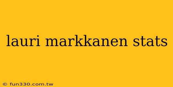 lauri markkanen stats