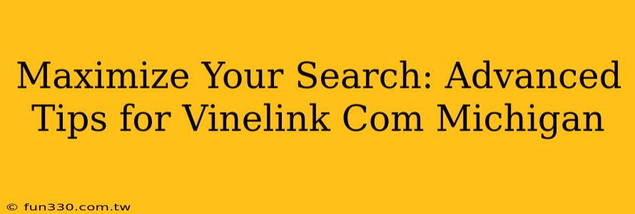 Maximize Your Search: Advanced Tips for Vinelink Com Michigan