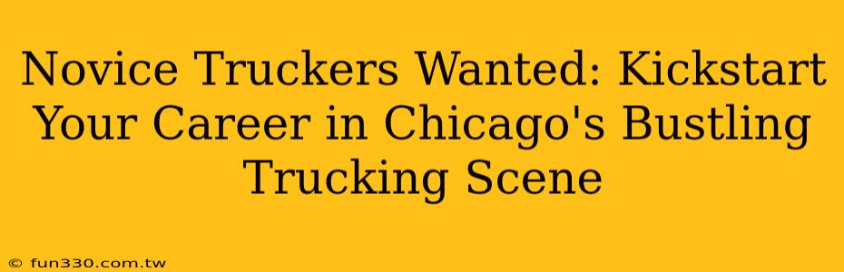 Novice Truckers Wanted: Kickstart Your Career in Chicago's Bustling Trucking Scene