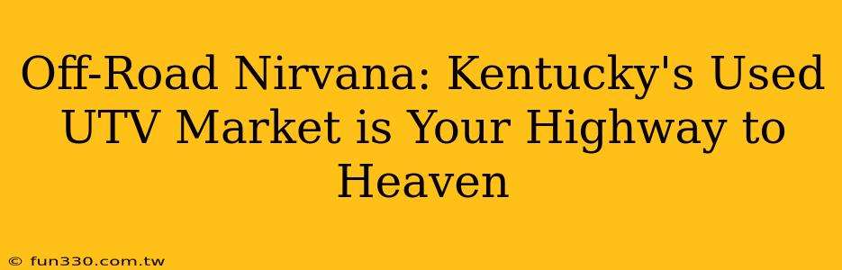 Off-Road Nirvana: Kentucky's Used UTV Market is Your Highway to Heaven