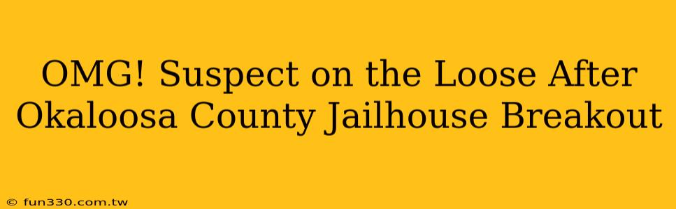 OMG! Suspect on the Loose After Okaloosa County Jailhouse Breakout