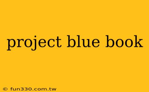 project blue book