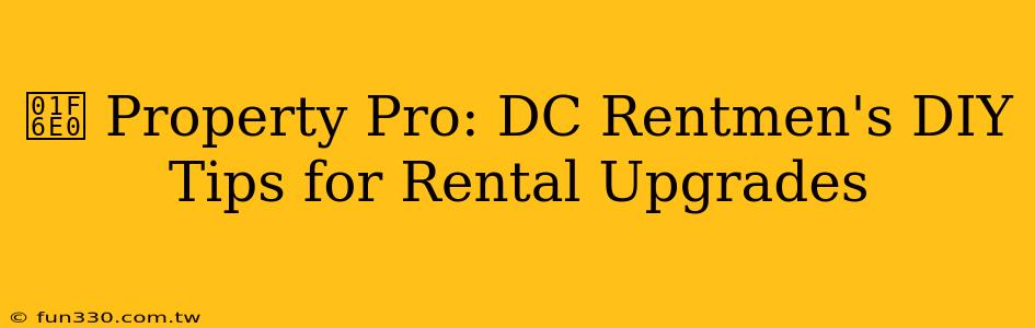 🛠️ Property Pro: DC Rentmen's DIY Tips for Rental Upgrades