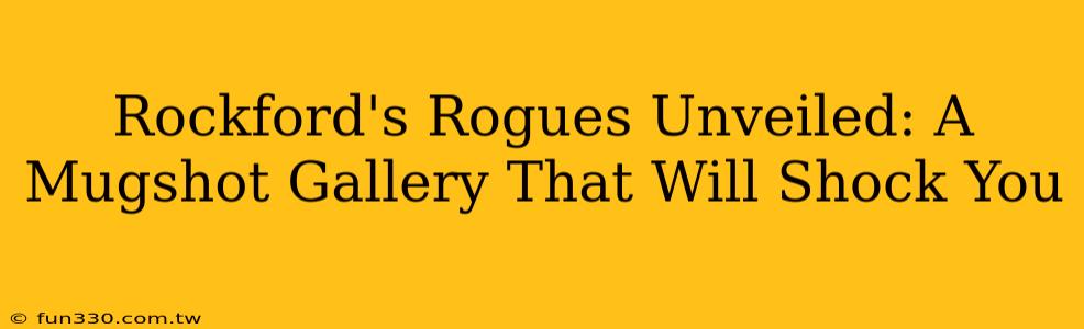 Rockford's Rogues Unveiled: A Mugshot Gallery That Will Shock You