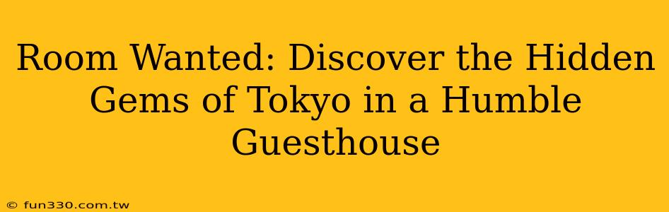 Room Wanted: Discover the Hidden Gems of Tokyo in a Humble Guesthouse