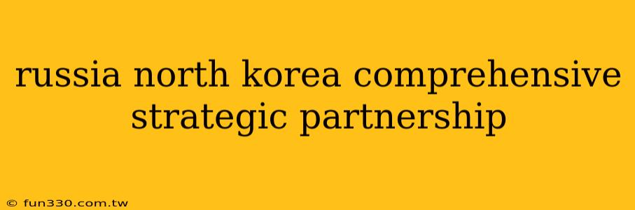 russia north korea comprehensive strategic partnership